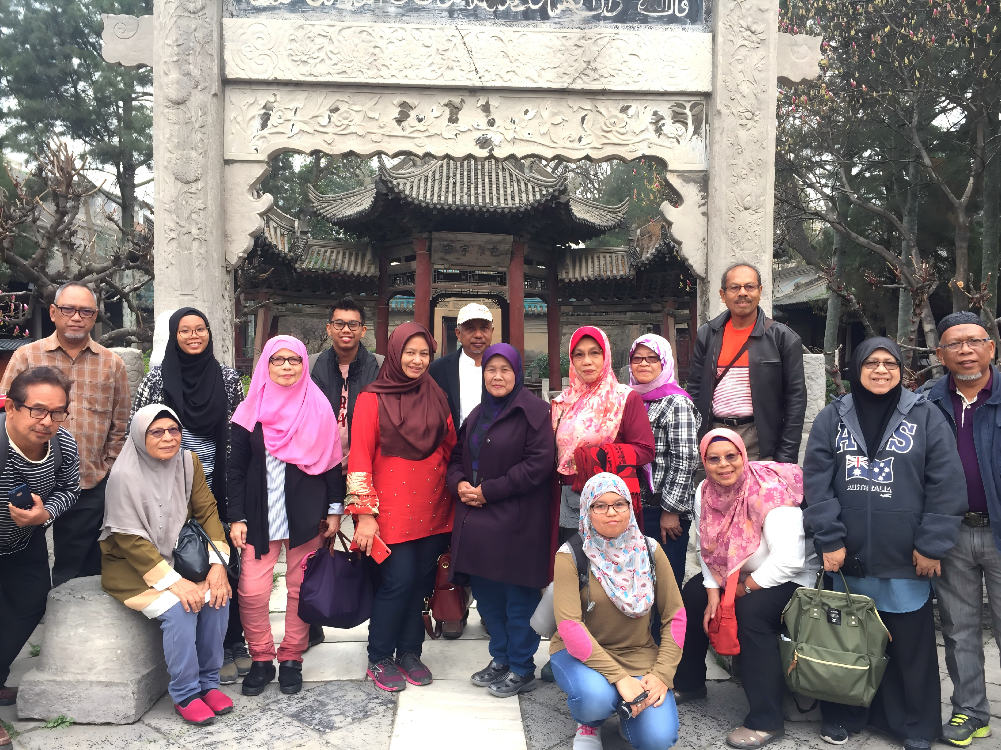 Group Photo at the Mosque